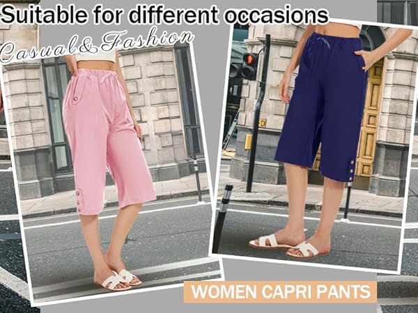 Womens Capri Pants