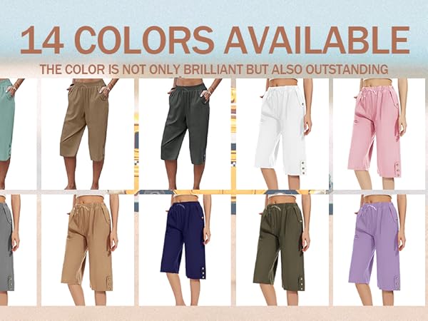 Womens Capri Pants