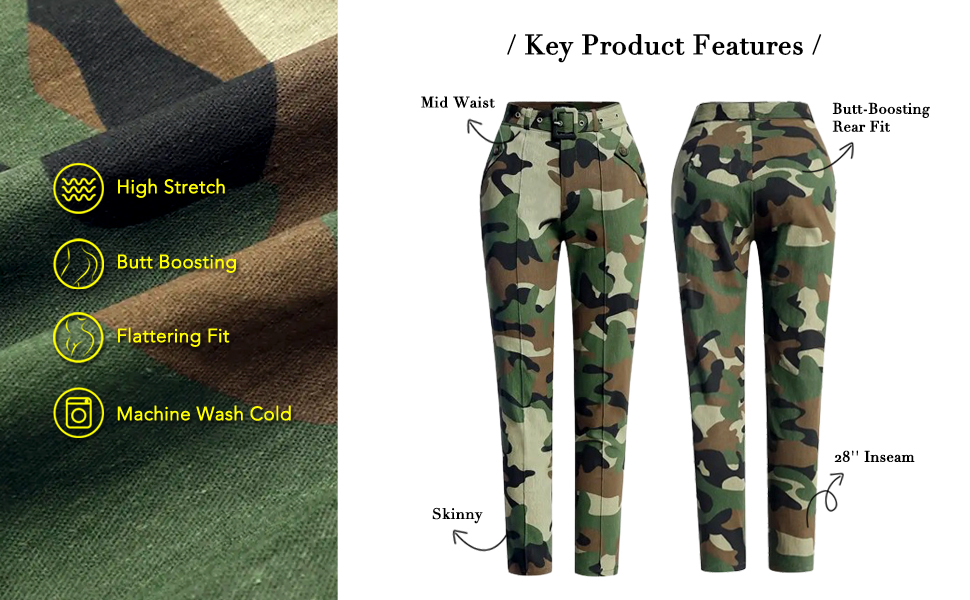 camo women pants