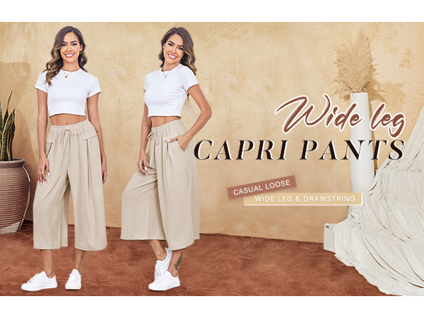 wide leg pants for women