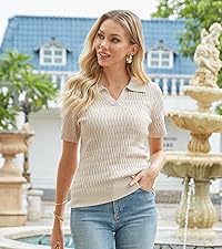 short sleeve sweater for women