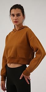 cropped hoodie