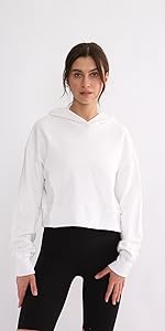 cropped hoodie