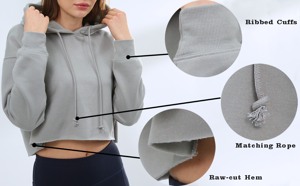 cropped hoodie for women