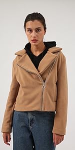 Faux-Sherpa Moto Jacket