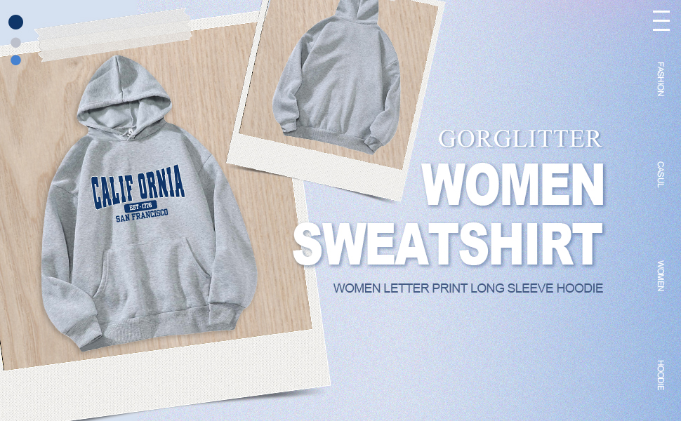 women letter hoodie