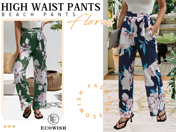 185 floral pants for women