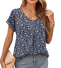 business casual blouses short sleeve