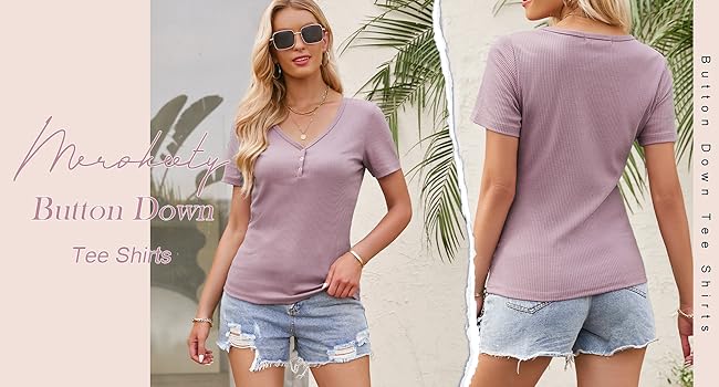 v neck tops for women