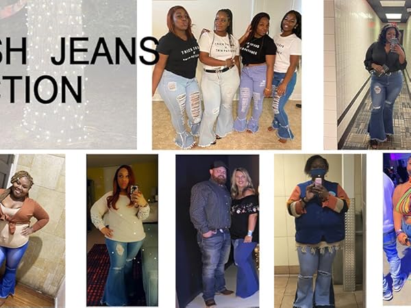 plus size flare jeans for women