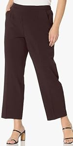 Briggs New York Women''s Petite Pull on Dress Pant Average & Short Length