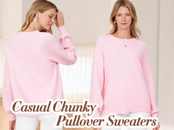 Women''s Oversized Pullover Sweater