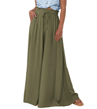 Summer wide leg pants Long palazzo pants High Waisted wide leg pants woman Casual womens pants