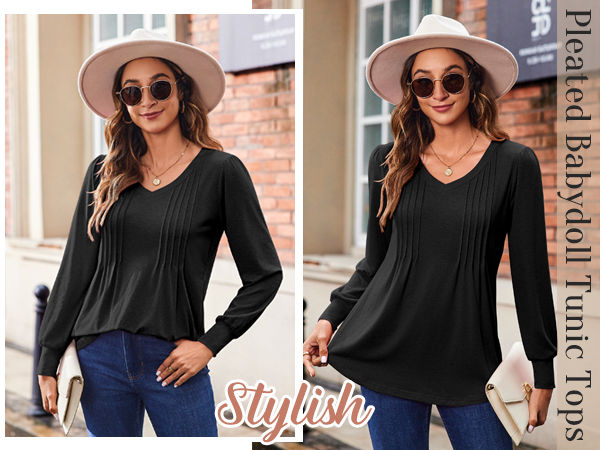 v neck t shirts for women