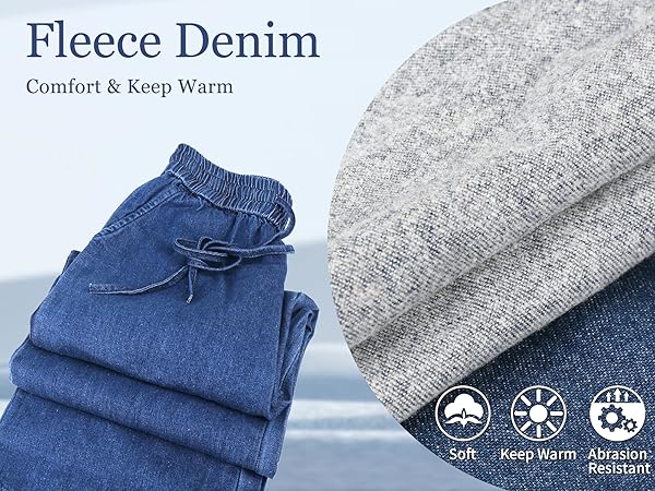 Fleece Denim