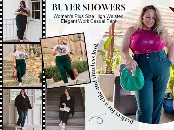 plus size work pants for women