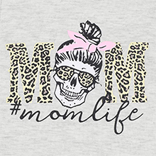 Gowoen mom life sweatshirt womens mama life sweatshirt Leopard plaid 