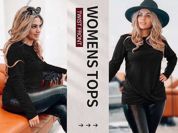  Womens Tops Dressy Casual Fall Sweatshirts for Women 2023