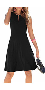 women''s dressy tunic top for women crew neck round neck cap sleeve basic summer spring casual