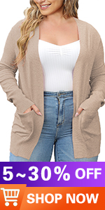 womens plus size cardigan