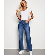 straight leg jeans