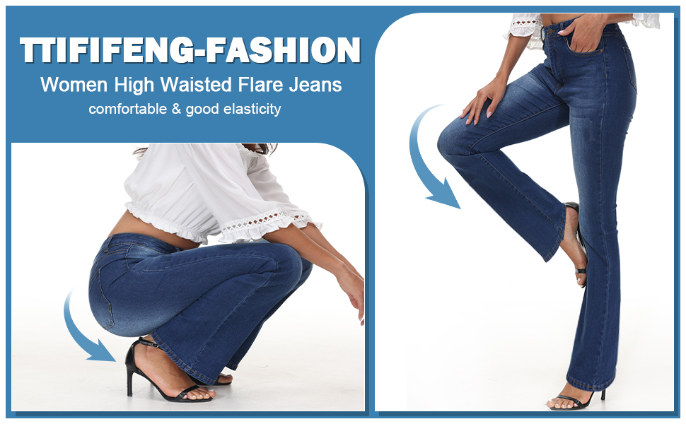 Fashion flare jeans