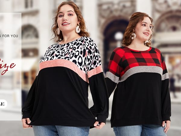 plus size sweatshirt