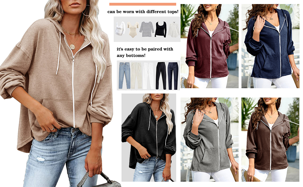  Zip Up Sweatshirts for Women