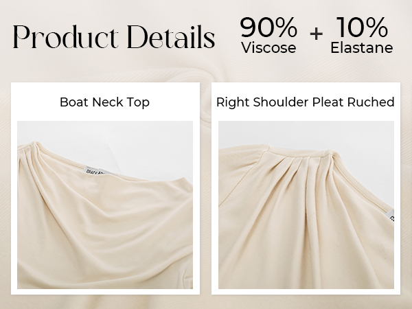 Boat Neck Tops for Women