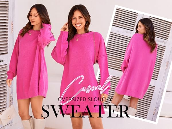 crew neck sweaters for women women''s pullover sweaters cozy sweaters for women fall sweater dress