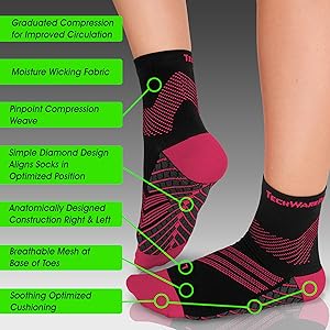 Ankle Brace Planter Fasciitis Sock Support Compression Socks Men Women Ankle Support 