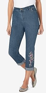 Girlfriend Stretch Jeans