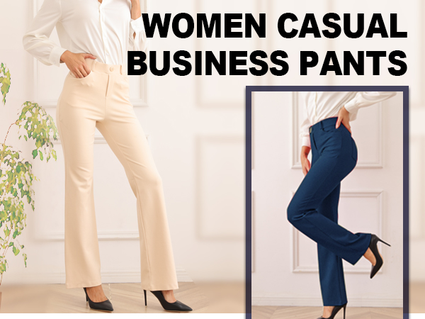 women bootcut work pants