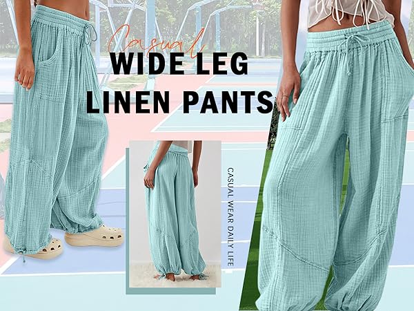 WOMEN LINEN PANTS