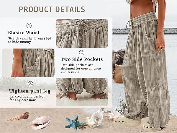 WOMEN LINEN PANTS