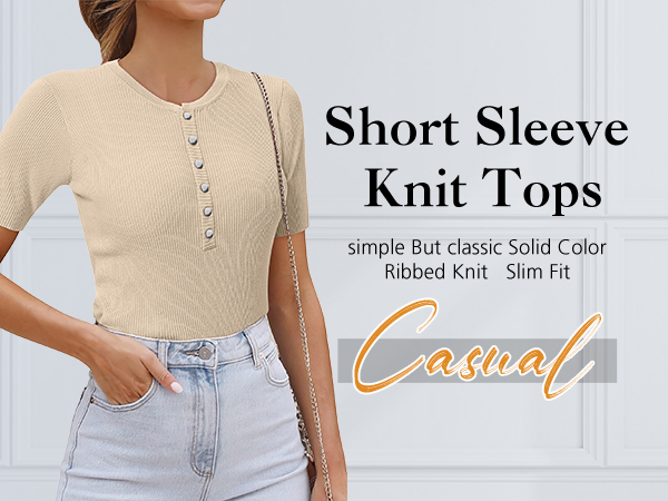 short sleeve sweaters for women