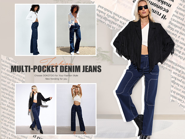 Jeans for women cargo pants