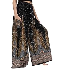 Wide leg palazzo pants