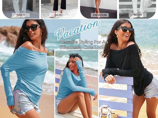 women vacation shirt