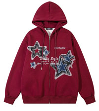 star hoodie y2k