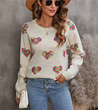 heart sweater