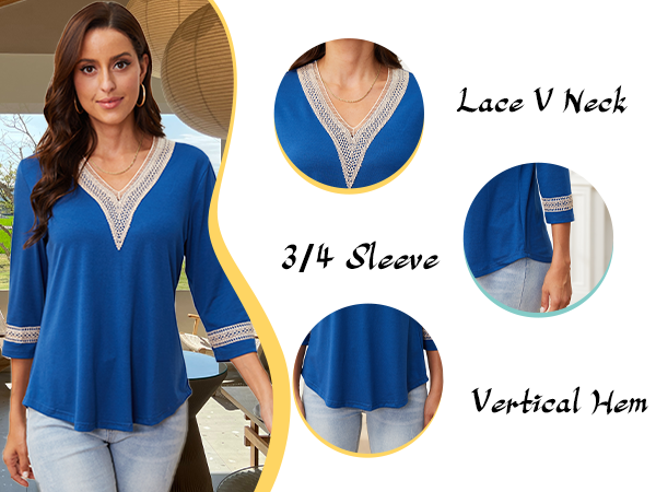 V-neckline give it a stylish and modern look