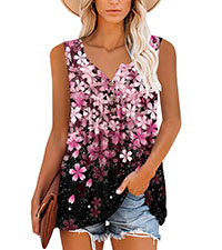 casual tank top tunic for women