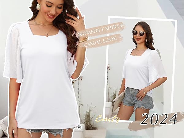 short sleeve shirts for women