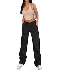 black cargo pants