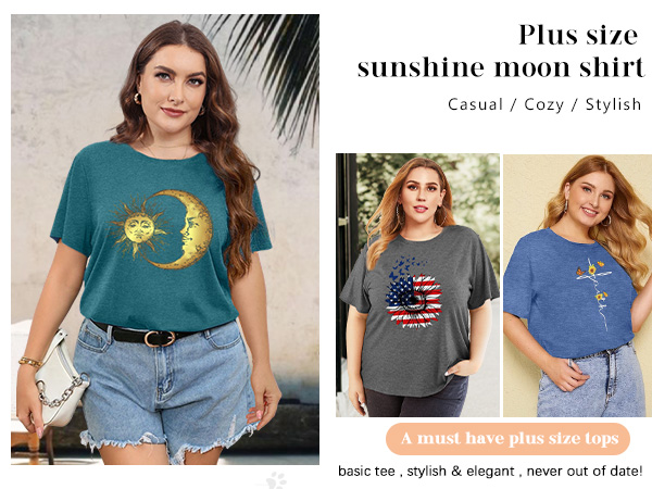 plus size tshirts for women