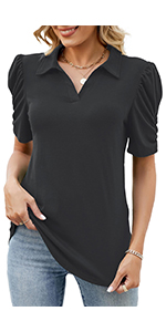 Womens Short Sleeve Tshirts Fashion Casual Tunic Blouses