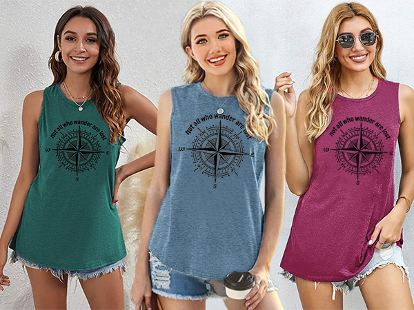 graphic tank tops for women