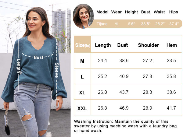 MESSIC V Neck Sweater Women