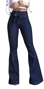 Bell Bottom Jeans for Women Flare Jeans High Waisted Wide Leg Bootcut Jeans